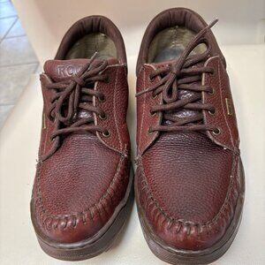 Men's Shoes Brown Rocky Oxford 10 1/2 M Leather Uppers Made in USA